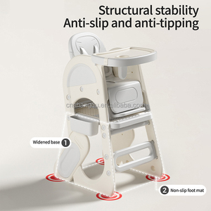 Đa chức năng Kid Ăn bảng bé cao ghế trẻ mới biết đi chơi xây dựng khối vẽ bảng và Ghế trẻ em ăn bàn thiết lập - Product Image 5