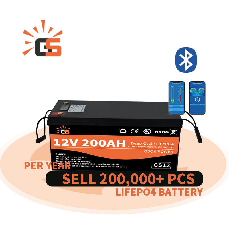 Batterie 12v, 150ah, 300ah, pour camping-car, lithium, lifepo4, 12v, 100ah, 200ah, stock eu