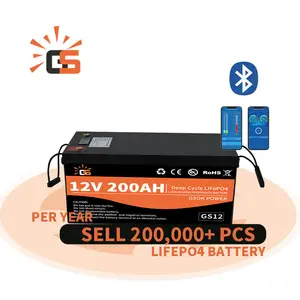 Pacote de bateria lifepo4 de lítio 12v 150ah 300ah rv, bateria de 12v 100ah 200ah ue
