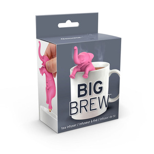 <span class=keywords><strong>Infuseur</strong></span> à thé en silicone en forme d'éléphant, design moderne et créatif, avec égouttoir et filtre, petite taille, vente chaude directe usine Chine - Product Image 4
