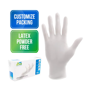 Guantes de nitrilo en polvo de grado médico, guantes de látex desechables impermeables para seguridad de invierno, suministro a granel - Product Image 2