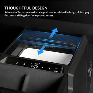 Nevera Inteligente para Coche de 15L con Pantalla Táctil Integrada y Control por Aplicación para Tesla Cybertruck 2024+, Enfriador Eléctrico para Consola Central - Product Image 6