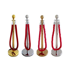 Event Party Crowd <strong>Control</strong> Metal Ball Head Road Barrier Velvet Braided Rope Stanchion Iron Plastic Materials for <strong>Queue</strong> <strong>Management</strong> - Product Image 1