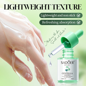 SADOER Sérum à la Centella Asiatica et à la Vitamine <span class=keywords><strong>B5</strong></span> 30 ml, Acide Hyaluronique, Hydratant, Renforce la Barrière Cutanée, Sérum Visage - Product Image 4