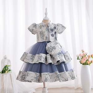 Boutique Kids Clothing Floral Girls <strong>Lolita</strong> <strong>Dress</strong> Baby Toddler Girls Princess <strong>Dress</strong> Children Birthday Party <strong>Dress</strong> - Product Image 5