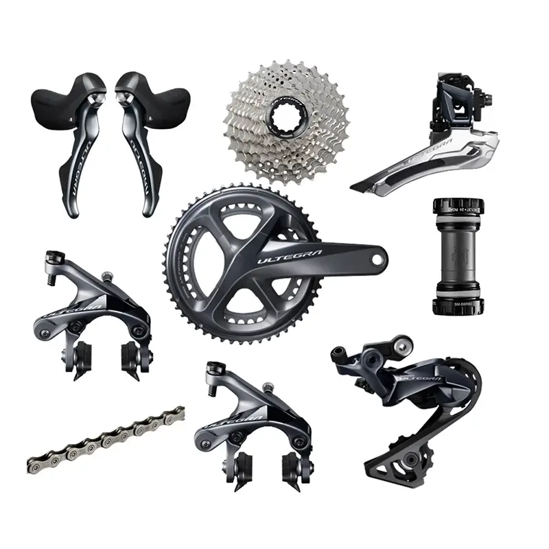 SHIMANO Bộ Trục Bánh Xe ULTEGRA R8000 Bộ Trục Bánh Xe R8000 Xe Đạp Đường Trường 50-34T 53-39T 170MM 11-25T 11-28T Giá Đỡ Đáy BBR60