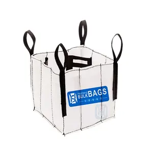 HESHENG коэффициент безопасности: 5:1 100% тестирование полиэтиленовый вкладыш 1000 кг контейнер jumbo bag fibc мешок оптом