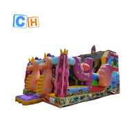 Châteaux gonflables de saut de rebond gonflable d'enfants commerciaux glissières gonflables de glissière d'eau gonflable