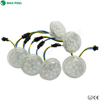Lumière LED à pixels SMD 5050 RGB pour manèges, 50 mm, 12 pixels, DC24V