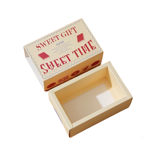 Tùy chỉnh in Cookie Biscuit hộp kẹo hạnh phúc sô cô la bao bì thực phẩm trượt ngăn kéo hộp - Product Image 4