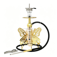 Ensemble de chicha russe en acier inoxydable de qualité supérieure - Chicha complète avec accessoires de luxe, vente en gros directe d'usine