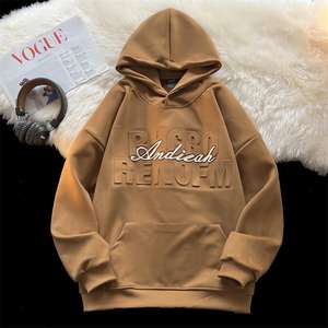Hoodie Sweatshirt Pria dengan Logo Emboss Custom, Bordir 3D Custom, Sablon Hoodie Pria, Hoodie & Sweatshirt Pria - Product Image 5