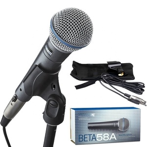 Microphone Beta58a de qualité supérieure, S M58, microphone dynamique cardioïde filaire professionnel pour chant, karaoké, scène, performance, <span class=keywords><strong>Shue</strong></span> - Product Image 3