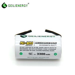 Baterías recargables de níquel e hidruro metálico de alta potencia, sub c, 1,2 <span class=keywords><strong>v</strong></span>, <span class=keywords><strong>3000mah</strong></span>, ni-mh - Product Image 2