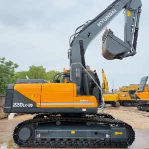 Excavadora Hyundai 220LC-9S Usada de 22 Toneladas en Buen Estado y a Bajo Precio, Excavadora Hyundai 220 de Segunda Mano, Herramientas de Construcción Usadas - Product Image 5