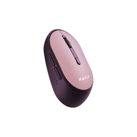 MS78GT HAVIT Ratón Inalámbrico de 6 Teclas y 2.4GHz para PC, Computadora de Escritorio y Oficina, Recargable, con Receptor USB MINI