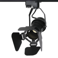 Spot LED de scène réglable PAR30 E27 à prix compétitif avec support de lampe et boîtier pour rail