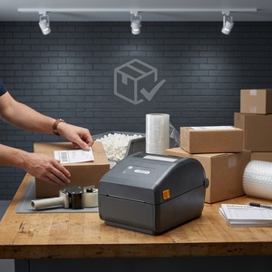 Imprimante d'étiquettes de codes-barres de bureau Zebra GK420T GX430T reconditionnée, 203 dpi, 300 dpi, USB, Ethernet - Product Image 2