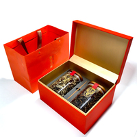 Boîte cadeau personnalisée de luxe en papier kraft avec fermeture magnétique, grande taille, pour soins de la peau, emballage de thé, gaufrage, pour cadeau