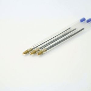 Stylo bille en plastique de 1,0 mm facile à écrire, idéal pour les étudiants, fournitures scolaires, 3 couleurs, vente en gros - Product Image 4
