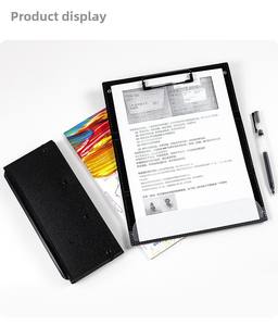 Porte-documents d'infirmière pliable en gros, planche d'écriture portable de bureau, classeur à 3 couches en plastique pour étudiants - Product Image 5