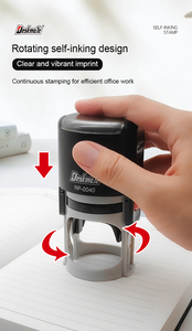 Genuine Deskmate RP-2582 Plastic Square Ink Self-Inking <strong>Stamp</strong> <strong>Return</strong> Seal RP Rectangular Text <strong>Stamp</strong> for Office Use - Product Image 4
