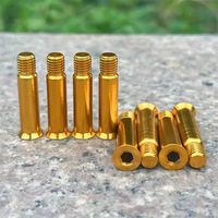 YSMLE Axe de patin à roulettes en aluminium de 34 mm, vis de fixation pour roue de patin à roulettes, pièces de rechange pour cadre CNC