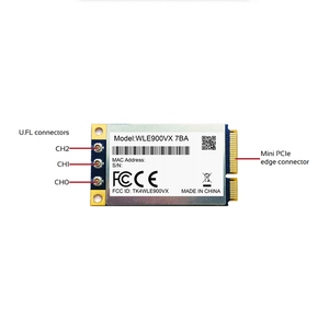 Compex <span class=keywords><strong>qca9890</strong></span> wle900vx I Temp 7CA cấp công nghiệp 85C 3*3 802.11ac Dual Band đài phát thanh minipcie mô-đun - Product Image 3