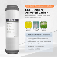 Cartouche de charbon actif GAC UDF de 10 pouces pour pré-filtre RO – Purification profonde GAC au charbon, économique, livraison directe