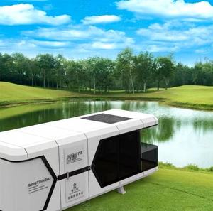 Precio de fabricación profesional Casa ensamblada Camping Tiny Mobile Portable Prefabricado Space Capsule Container House Hotel - Product Image 4