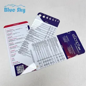 بطاقة أعمال شفافة من البلاستيك PVC مخصصة بطاقة أعمال شفافة من البلاستيك