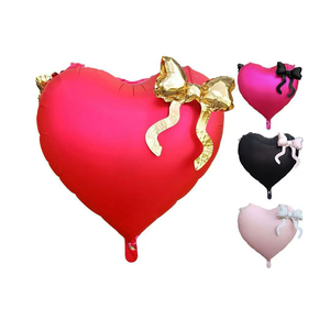 Moda Día de San Valentín 22 pulgadas <span class=keywords><strong>película</strong></span> de aluminio impreso corazón globos fiesta de cumpleaños boda habitación confesión atmósfera Props - Product Image 6
