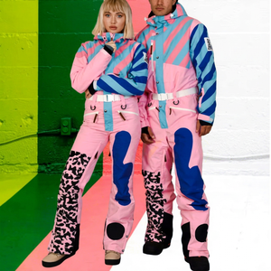 Combinaison de ski et de snowboard unisexe grande taille, respirante, imperméable 10 000 mm, coupe-vent, imprimée, avec couches thermiques pour adultes - Product Image 1