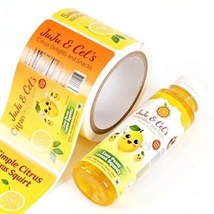 Impresión <span class=keywords><strong>de</strong></span> Etiquetas <span class=keywords><strong>de</strong></span> Vinilo Impermeables Personalizadas para Botellas <span class=keywords><strong>de</strong></span> Jugo, <span class=keywords><strong>Aceite</strong></span> y Envases <span class=keywords><strong>de</strong></span> Alimentos - Product Image 4