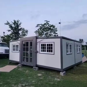 บ้านเคลื่อนที่สุดหรูแบบเคลื่อนที่ได้, บ้านเคลื่อนที่สุดหรู20Ft 40Ft prefab 2 3 4 5ห้องนอนบ้านคอนเทนเนอร์ - Product Image 1