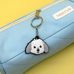 Nouvelle mode 2D PVC souple porte-clés personnalisés animaux mignon dessin animé porte-clés en caoutchouc pour sacs et idées cadeaux promotionnels - Product Image 1