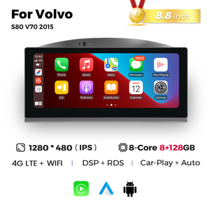 Schermo Auto MEKEDE navigazione Gps Android 8core 8 + 128G WiFi 4G LTE Auto-play Auto per <span class=keywords><strong>Volvo</strong></span> <span class=keywords><strong>S80</strong></span> <span class=keywords><strong>V70</strong></span> 2011-2015 - Product Image 5