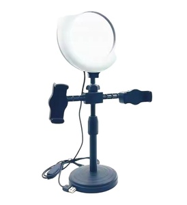 Anneau lumineux LED professionnel pour selfie avec support pour téléphone, idéal pour la photographie et le streaming vidéo en direct - Product Image 4