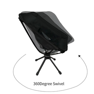 Ghế câu cá cắm trại gấp gọn xoay 360 độ bằng nhôm tùy chỉnh, khuyến mãi nóng 2026 dành cho ngoài trời - Product Image 2