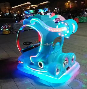 Nouveau Waimar Park Stall affaires pour enfants en plein air Double <span class=keywords><strong>voiture</strong></span> jouet électrique équipement d'amusement hélicoptère Style auto tamponneuse - Product Image 3