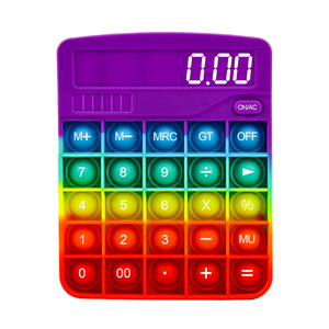 Máy Tính FIdgets Bằng Silicon DD157 Đồ Chơi Giáo Dục Cho Trẻ Em Đồ Chơi Đếm Cảm Giác Đẩy Bong Bóng Máy Tính Giảm Căng Thẳng Chống Lo Âu - Product Image 2