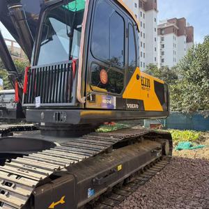 รถขุดตีนตะขาบ Volvo EC220DL มือสอง ขนาด 22 ตัน รถขุดตีนตะขาบสำหรับงานก่อสร้างเดิม - Product Image 1