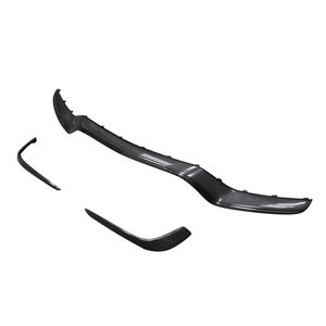2015UP Mercedes W205 C63 AMG Carbon Fiber Front Bumper Lip <b>Splitter</b> Fins New Condition - Product Image 6