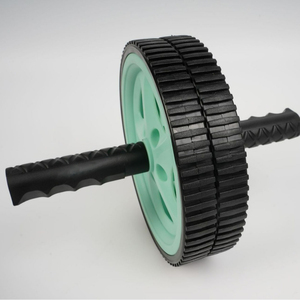 Xách tay hai bánh bụng & Core sức mạnh thiết bị đào tạo cao su tập thể dục bánh xe cho nhà phòng tập thể dục tập thể dục Abs Workout bánh xe - Product Image 6