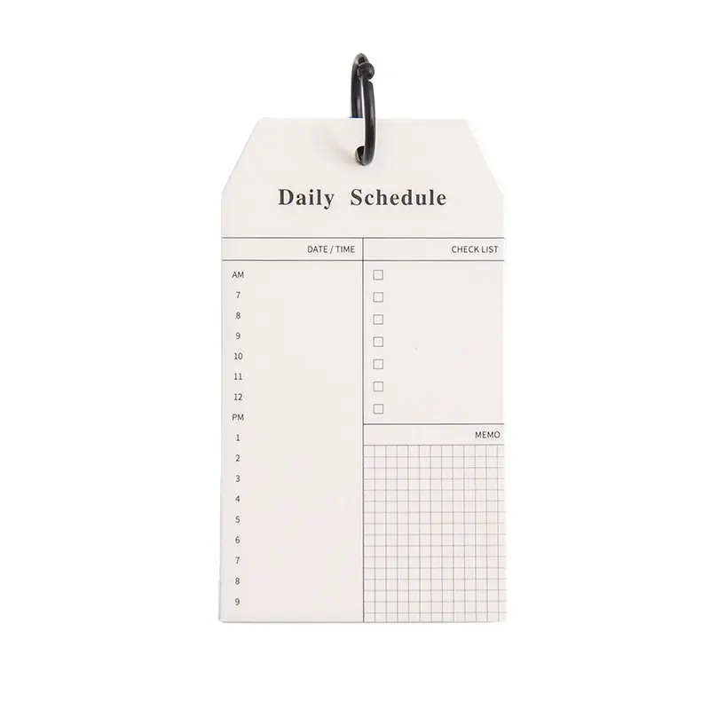 BECOL Most Popular Daily Schedule Life Work Planner Notes Weekly List Organizer Creative Memo Pad Portable Mini Notebook