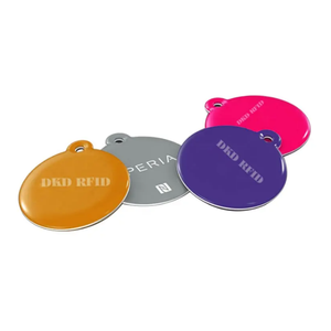 Biểu tượng tùy chỉnh hình dạng độc đáo móc khóa mini thông minh RFID NFC Epoxy tap Tag cho phương tiện truyền thông xã hội - Product Image 4