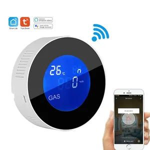 Tuya LPG ve CNG Wifi akıllı ev gaz sızıntı alarmı sensörü