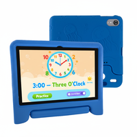 Tablette 10,1 pouces 4 Go + 128 Go Octa Core WiFi 6 Écran HD IPS Corps Métallique Tablette Android pour Enfants Études à Domicile Cours en Ligne