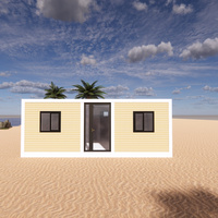 Offre Spéciale extérieur mobile plage conteneur maison 20 pieds 30 pieds 40 pieds pliable prêt à l'emploi préfabriqué Villa mobile petite maison facile à installer