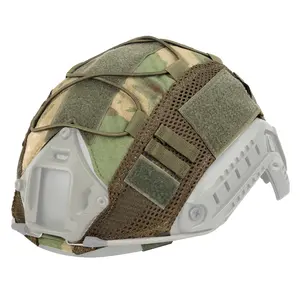 工厂户外活动战术快速头盔套耐用迷彩头盔布CS运动无头盔